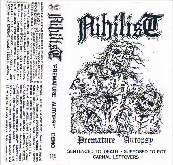 Nihilist – Premature Autopsy (1988