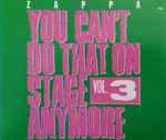 Cover of You Can't Do That On Stage Anymore Vol. 3, 1989, CD