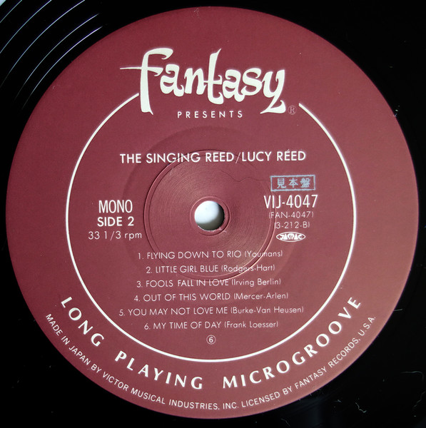 Lucy Reed – The Singing Reed (1984, Vinyl) - Discogs
