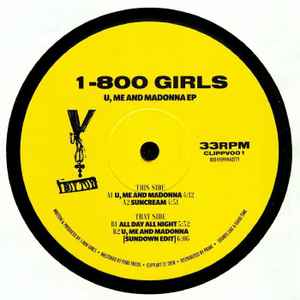 1-800 GIRLS - U, Me And Madonna EP album cover