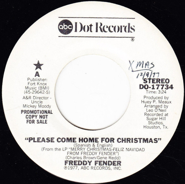 Freddy Fender – Please Come Home For Christmas / Christmas Time In