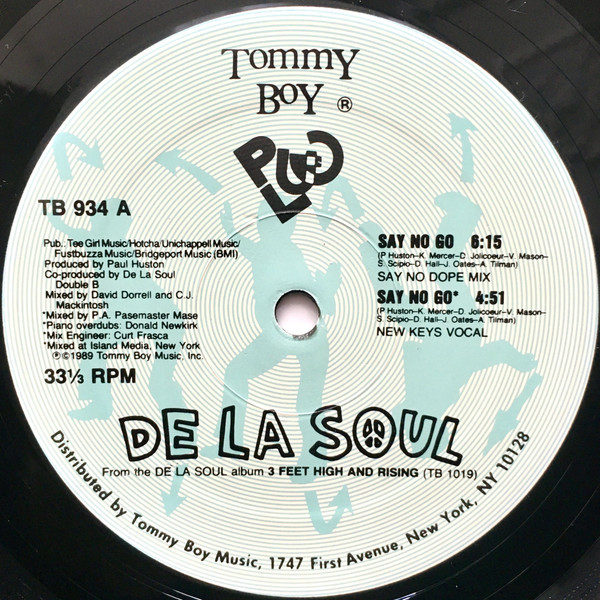 De La Soul – Say No Go (Vinyl) - Discogs