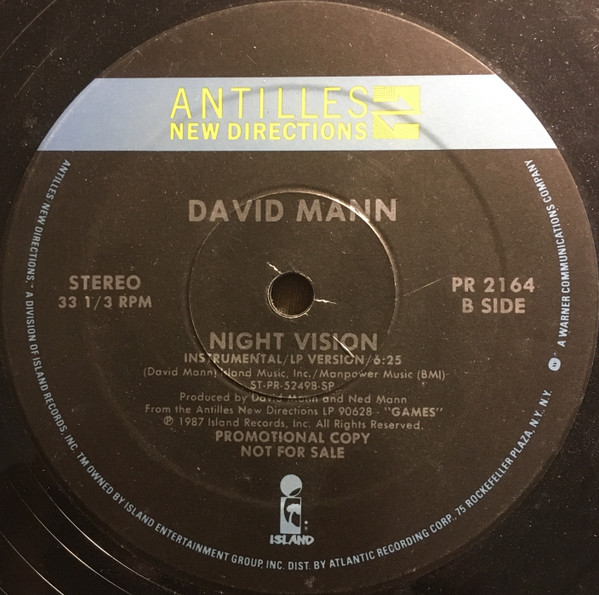 ladda ner album David Mann - Night Vision