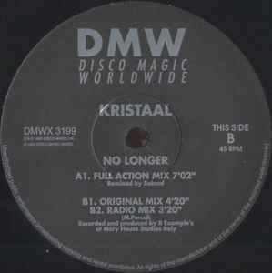 Kristaal - No Longer album cover