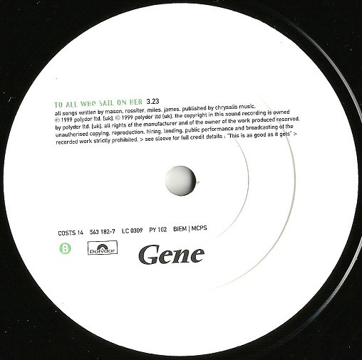 Album herunterladen Gene - As Good As It Gets