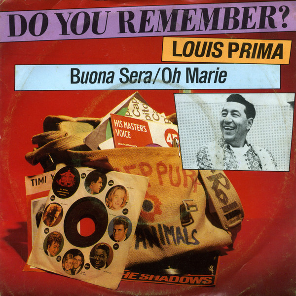 Louis Prima - Buona Sera / Oh Marie - Capitol Records - F 80 417