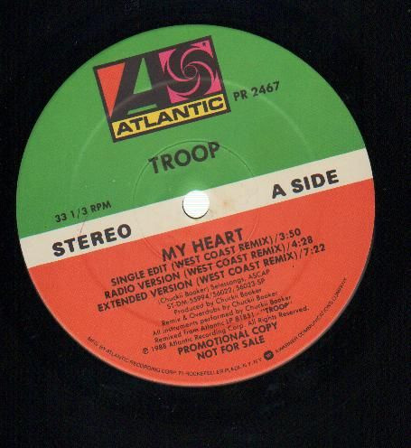 Troop – My Heart (1988, Vinyl) - Discogs