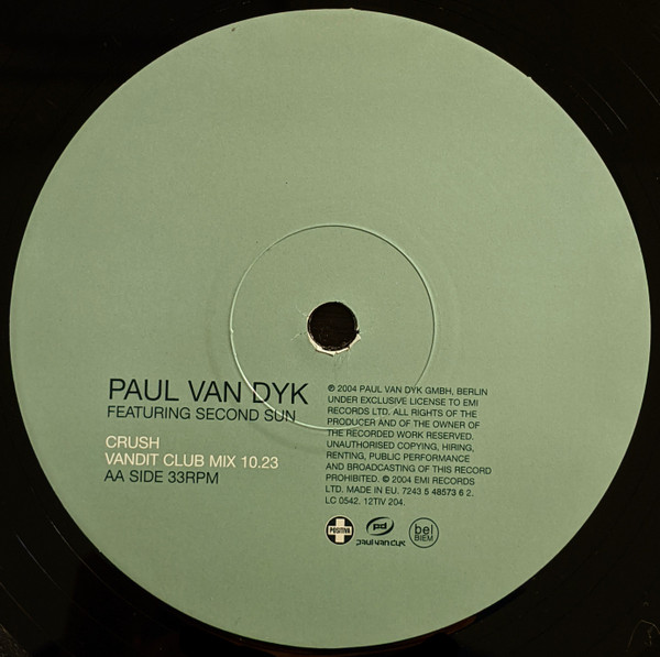 descargar álbum Paul van Dyk Featuring Second Sun - Crush The Paul van Dyk Mixes
