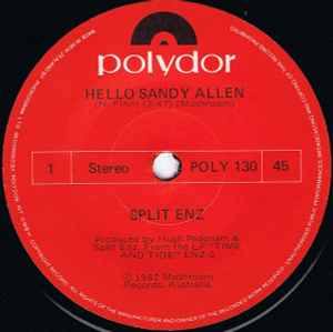 Split Enz - Hello Sandy Allen album cover