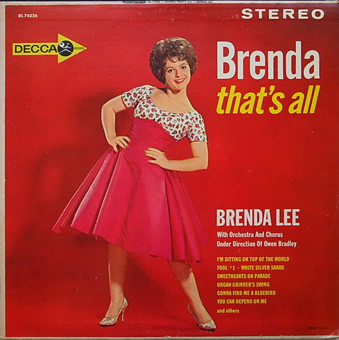 Brenda Lee – Brenda, That's All (1962, Vinyl) - Discogs