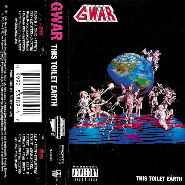 Gwar – This Toilet Earth (1994, Cassette) - Discogs