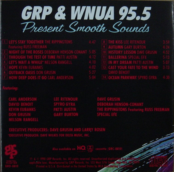 baixar álbum Various - Grp Wnua 955 Present Smooth Sounds