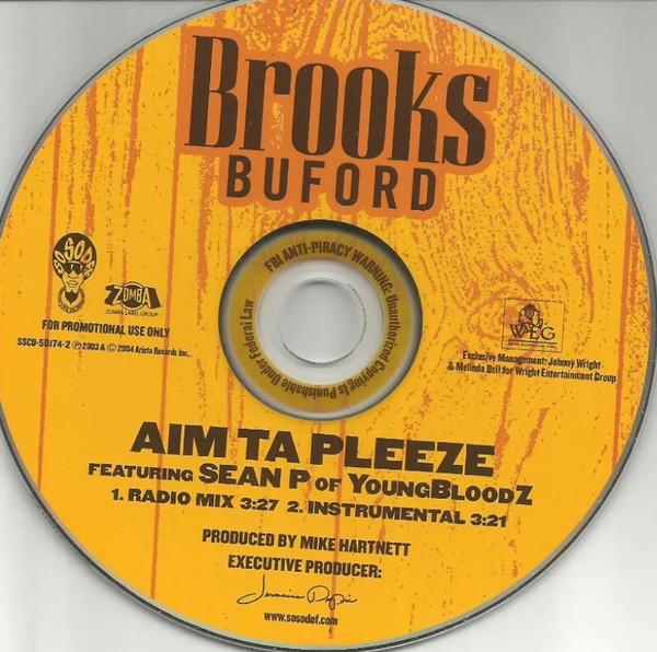 Brooks Buford Featuring Sean P – Aim Ta Pleeze (2004, CD) - Discogs