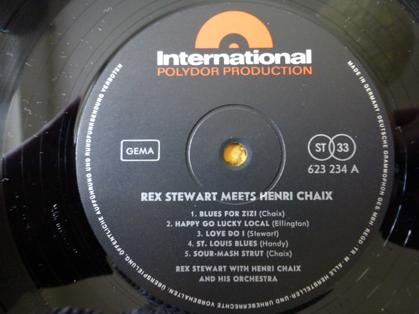 ladda ner album Rex Stewart, Henri Chaix - Rex Stewart Meets Henri Chaix