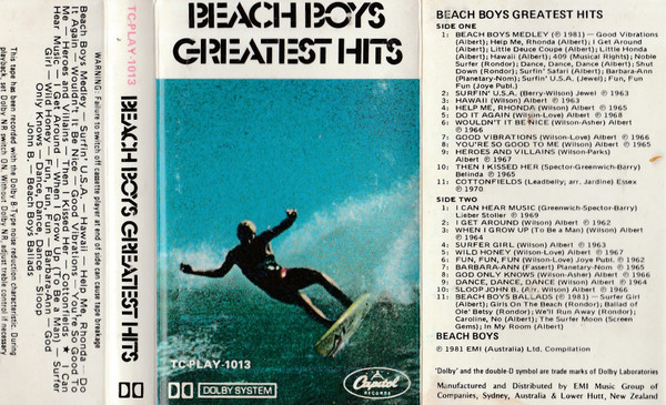 Beach Boys – Beach Boys Greatest Hits (1981, Vinyl) - Discogs