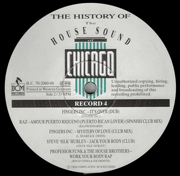 télécharger l'album Various - The History Of The House Sound Of Chicago From The Very Beginning