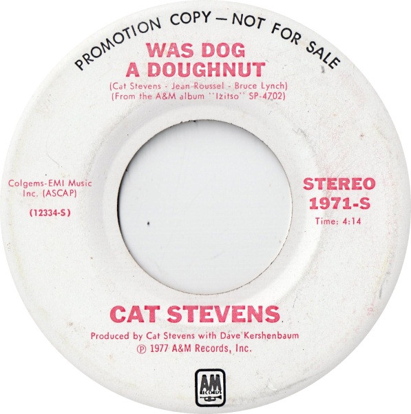 Cat Stevens – Was Dog A Doughnut (1977, Vinyl) - Discogs