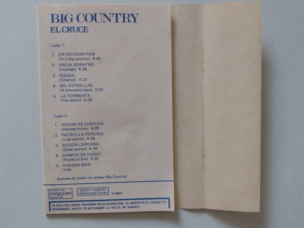 Album herunterladen Big Country - The Crossing El Cruce