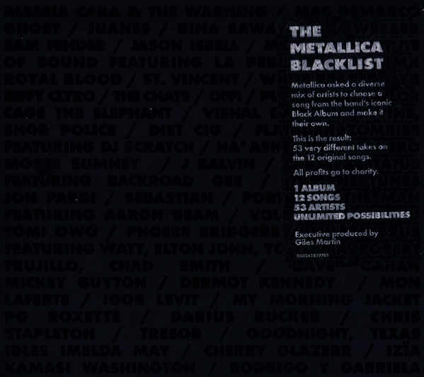 Coffret 4CD The Metallica Blacklist 