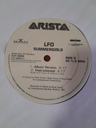 LFO – Summer Girls (1999, Vinyl) - Discogs