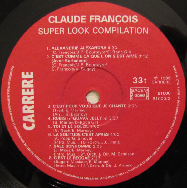 descargar álbum Claude François - Super Look Compilation