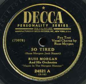 Al Russ Orchestra – Any Old Time (Vinyl) - Discogs