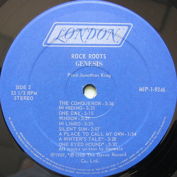 Genesis - Rock Roots | London Records (MIP-1-9346) - 4