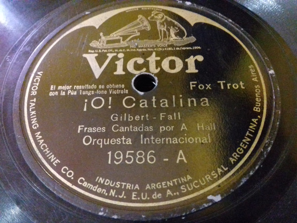 International Novelty Orchestra – O, Katharina! / Titina (1925