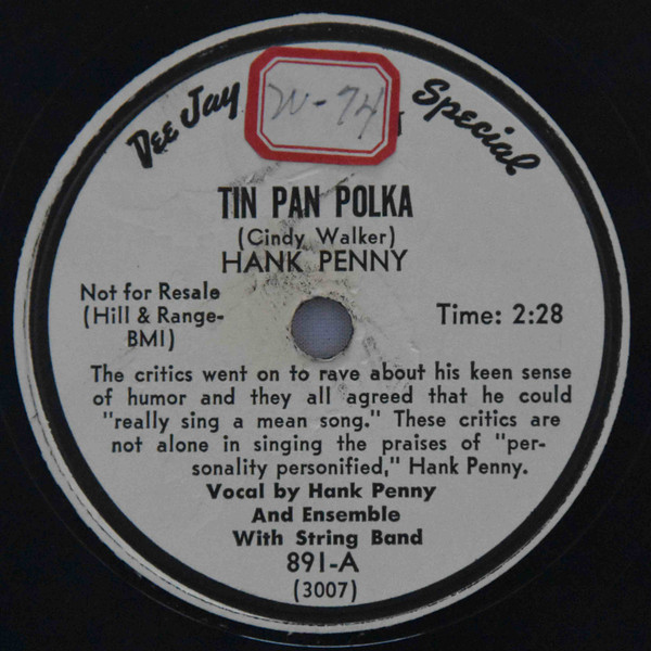 baixar álbum Hank Penny - Tin Pan Polka Whatve You Got