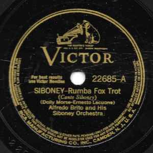 【SP盤レコード】VICTOR Orchestra SIBONEY-Rumba(シボネー)Alfred Brito/FIESTA-Rumba(お祭り氣分で)Henry Busse/SPレコード 美盤