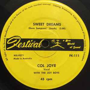 Col Joye - Sweet Dreams album cover