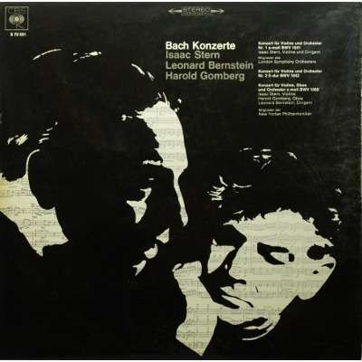 télécharger l'album Johann Sebastian Bach Isaac Stern Harold Gomberg, Leonard Bernstein - Bach Konzerte