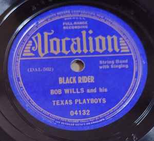 Bob Wills & His Texas Playboys - Black Rider / Everybody Does It In Hawaii album cover