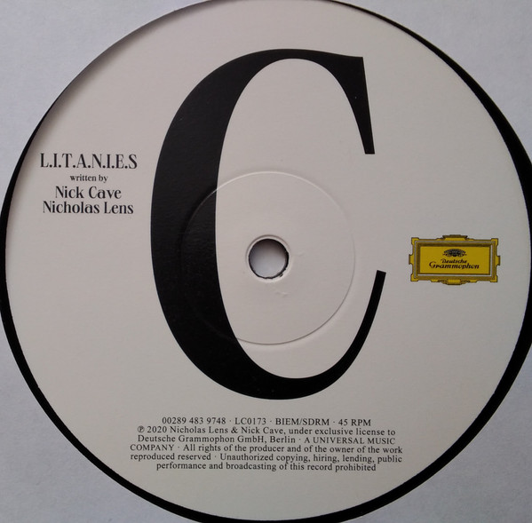 Nick Cave , Nicholas Lens - L.I.T.A.N.I.E.S | Deutsche Grammophon (0002894839746) - 8