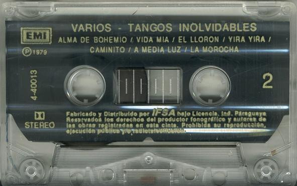 last ned album Various - Tangos Inolvidables