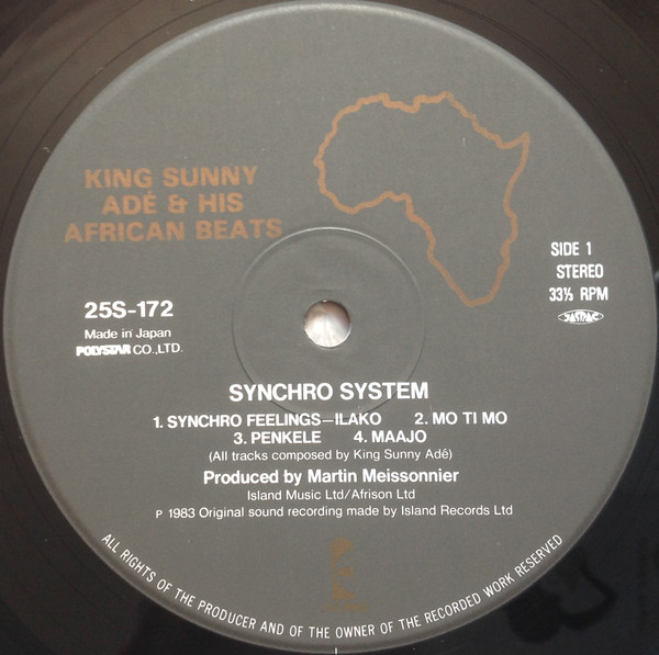 ladda ner album King Sunny Adé & His African Beats キングサニーアデ - Synchro System シンクロシステム