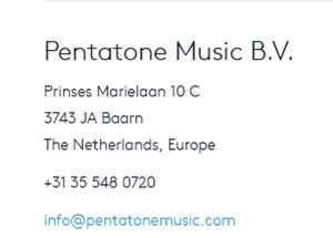 PentaTone Music B.V. on Discogs