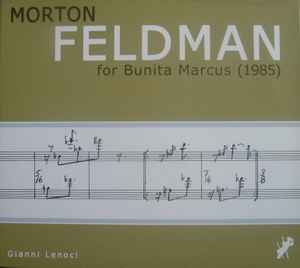 Morton Feldman-For Bunita Marcus (1985) copertina album