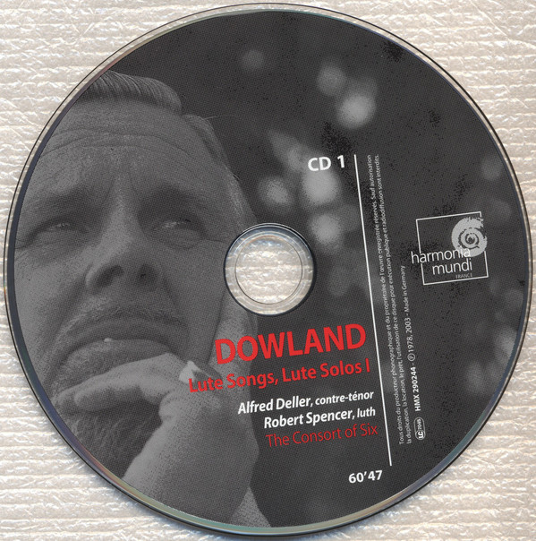 ladda ner album Dowland Alfred Deller, Robert Spencer - Lute Songs