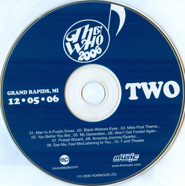 télécharger l'album The Who - Grand Rapids MI 12 05 06
