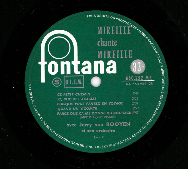 descargar álbum Mireille - Mireille Chante Mireille