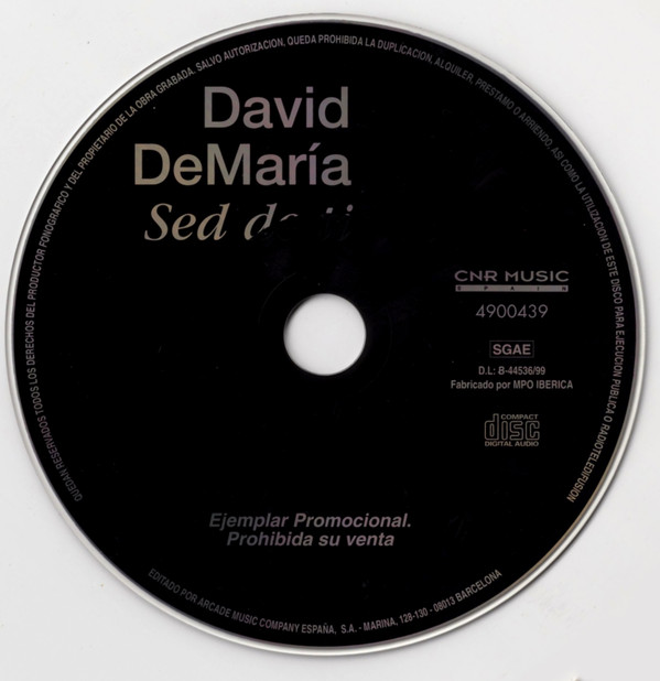 Album herunterladen David DeMaría - Sed De Ti