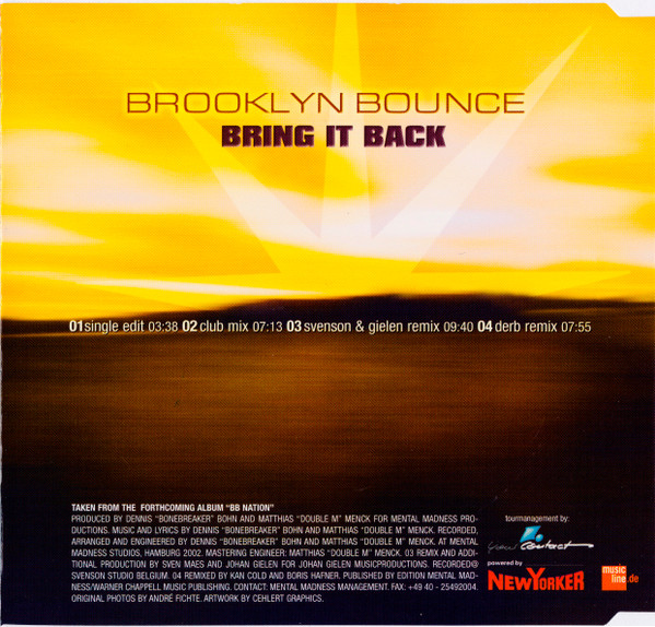 ladda ner album Brooklyn Bounce - Bring It Back