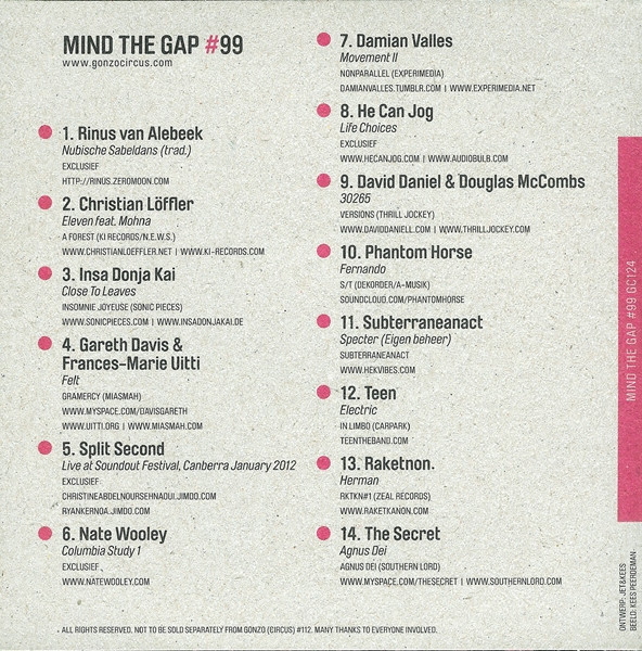 Album herunterladen Various - Mind The Gap 99