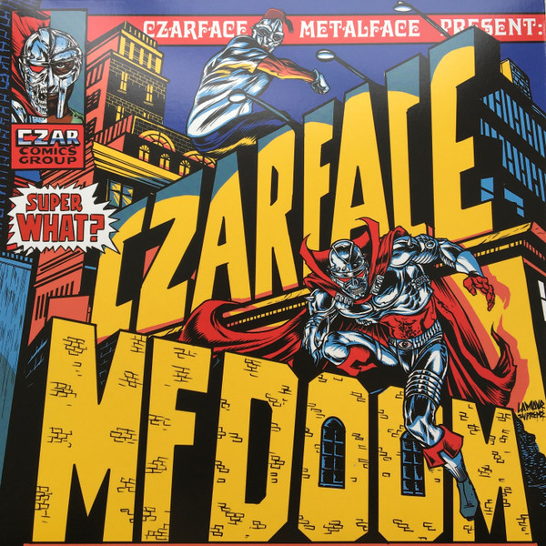 The album cover for Czarface & MF Doom Super What?