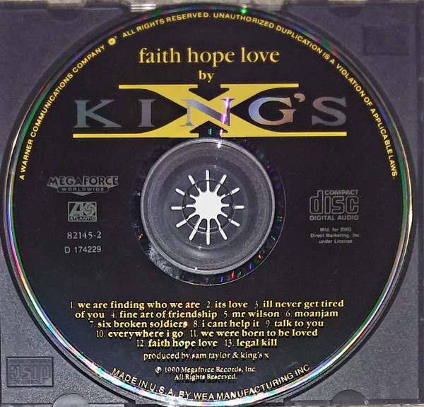 descargar álbum King's X - Faith Hope Love