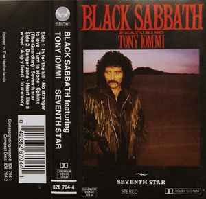 Black Sabbath Featuring Tony Iommi – Seventh Star (1986, Cassette 