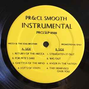 PR&CL Smooth – Mecca & The Soul Brother Instrumental (Vinyl) - Discogs