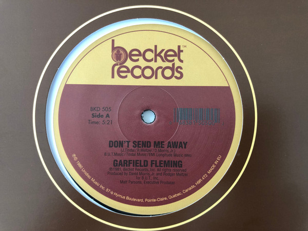 Garfield Fleming – Don't Send Me Away (2019, Vinyl) - Discogs