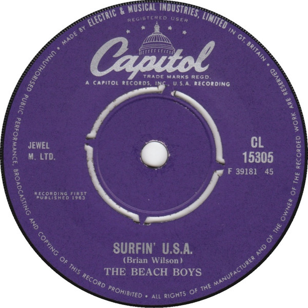 Beach Boys – Surfin' U.S.A. (1963, Scranton Pressing, Vinyl) - Discogs